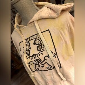 Cropped Tie Dye Hoody